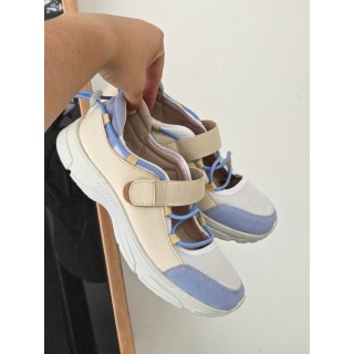 ELY SPORT CIERRE MAGICO-CORDONES CELESTE