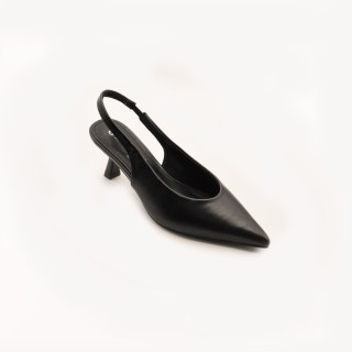 STILETTO ELASTICA NEGRO MATE