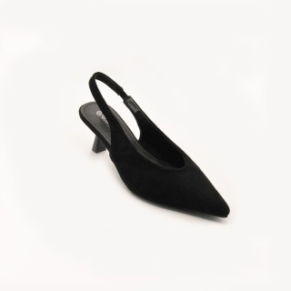 STILETTO ELASTICA NEGRO GAMUZA