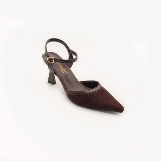 VITTORIA CHANEL CON TRABILLA VINO TINTO GAMUZA