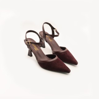 VITTORIA CHANEL CON TRABILLA VINO TINTO GAMUZA