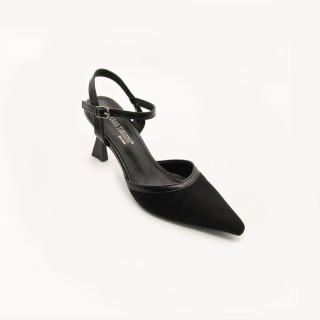VITTORIA CHANEL CON TRABILLA NEGRO GAMUZA