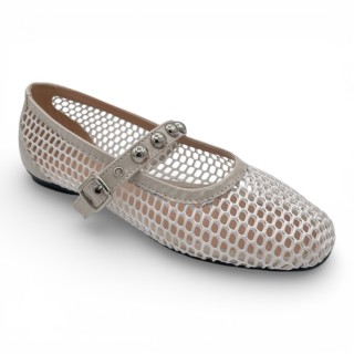 AGATHA MALLA CON REMACHES BEIGE